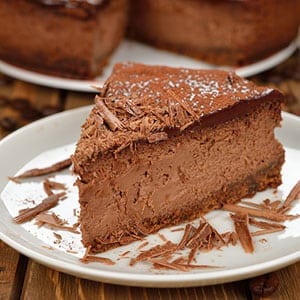 Mocha Chocolate Frozen Cheesecake