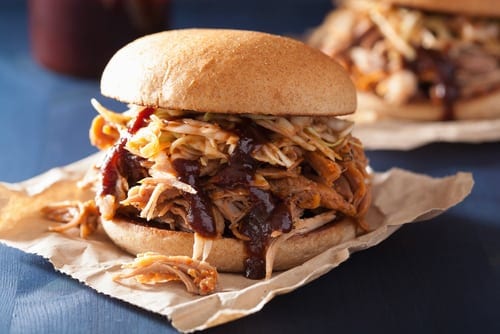 Pulled Pork on a Baguettini
