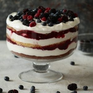 Better Than Apple Pie with berries on top - from Dinner Factory