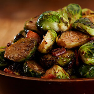 Balsamic and Bacon Brussels